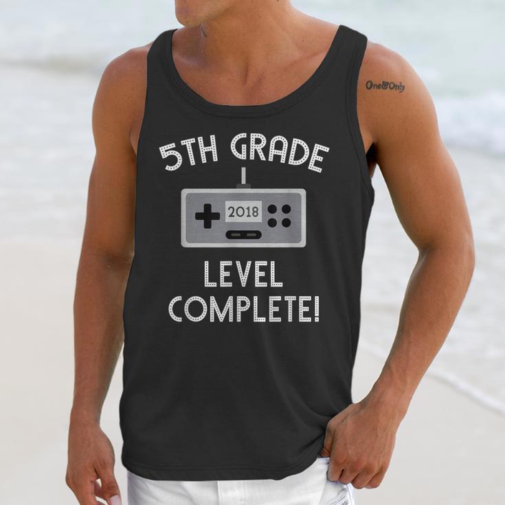5th Grade Graduation Shirt Level Complete Video Gamer Unisex Tank Top