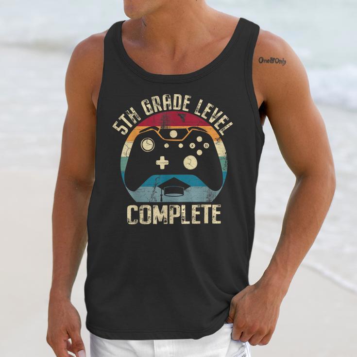 5th Grade Level Complete Gamer Graduation Boys Class Of 2024 Unisex Tank Top