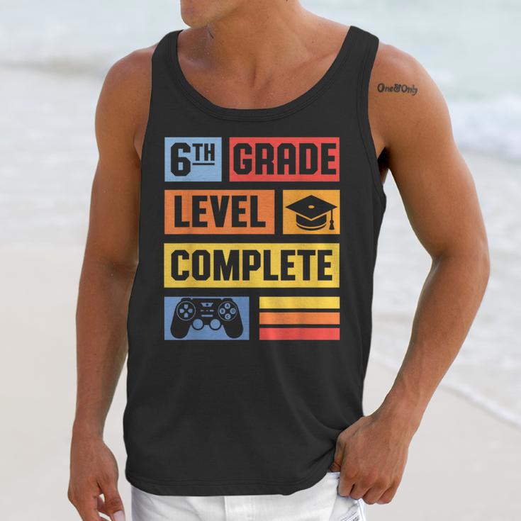 6th Grade Level Complete Shirt Graduation Last Day Of School Unisex Tank Top