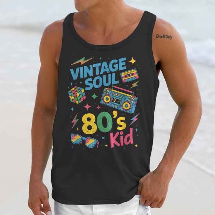 80’s Kid Nostalgia Retro Music Lover Retro 1980s Throwback Unisex Tank Top 80’s Kid Nostalgia Retro Music Lover Retro 1980s Throwback Unisex Tank Top