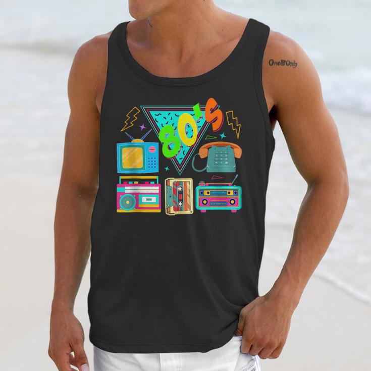 80's Vintage Cassette Tape Nostalgia Mixtape Era 1980s Retro Unisex Tank Top