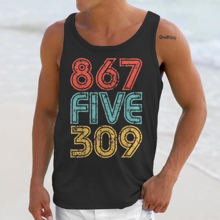 8675309 Retro Vintage 80's 90's Music Nostalgia Unisex Tank Top