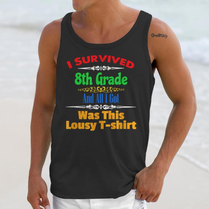 8th Grade Graduation Boys Girls Grad Education Unisex Tank Top