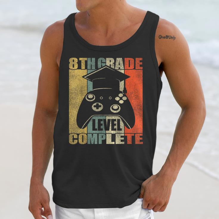 8th Grade Level Complete Gamer Class Of 2024 Graduation Unisex Tank Top