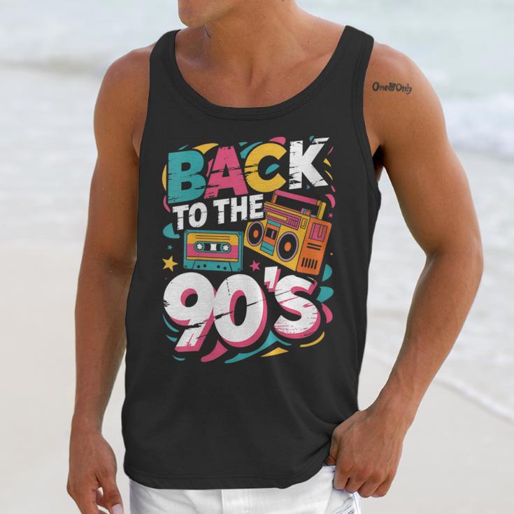 90's Nineties Nostalgia Costume Party Back To The 90s Unisex Tank Top 90's Nineties Nostalgia Costume Party Back To The 90s Unisex Tank Top