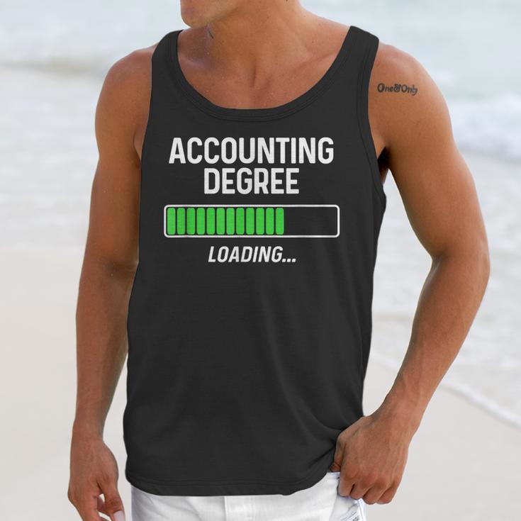 Accounting Degree Loading Shirt Graduation Student Unisex Tank Top
