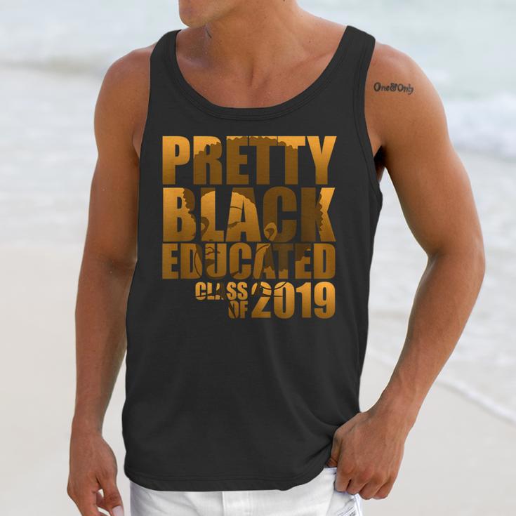 African American Girl Graduation Shirt Senior 2019 Unisex Tank Top