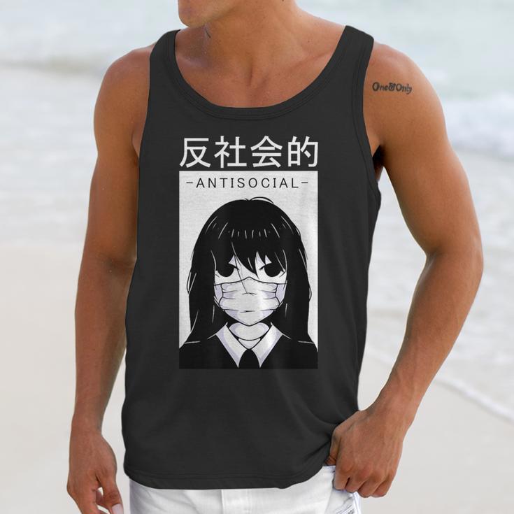 Anime Antisocial Introvert I Hate People Anti Social EMD Unisex Tank Top Anime Antisocial Introvert I Hate People Anti Social EMD Unisex Tank Top