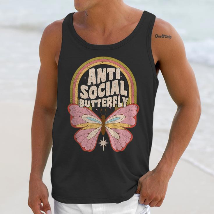 Anti-Social Introvert Butterfly Lover Unisex Tank Top