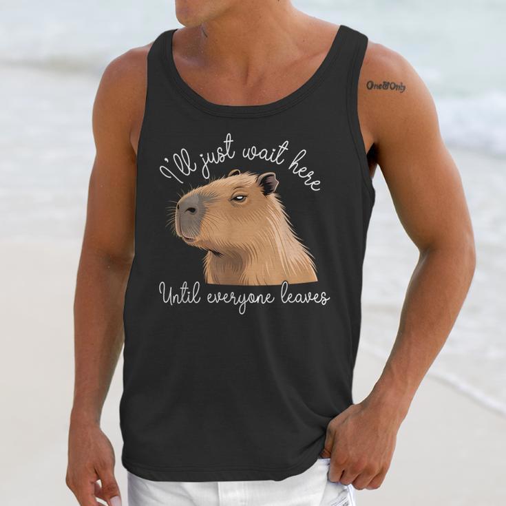Antisocial Introvert Capybara Sarcastic Humor Unisex Tank Top Antisocial Introvert Capybara Sarcastic Humor Unisex Tank Top