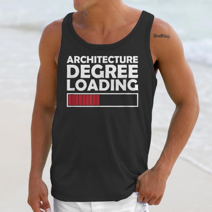 Architecture Degree Loading Graduation Student Unisex Tank Top