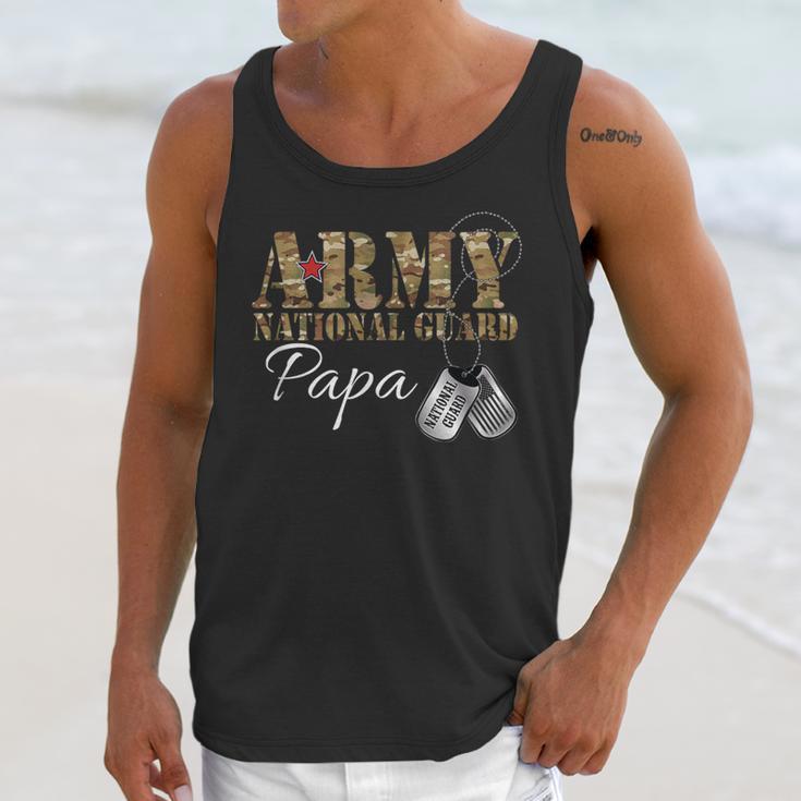 Army National Guard Papa Army National Guard Graduation Papa Unisex Tank Top