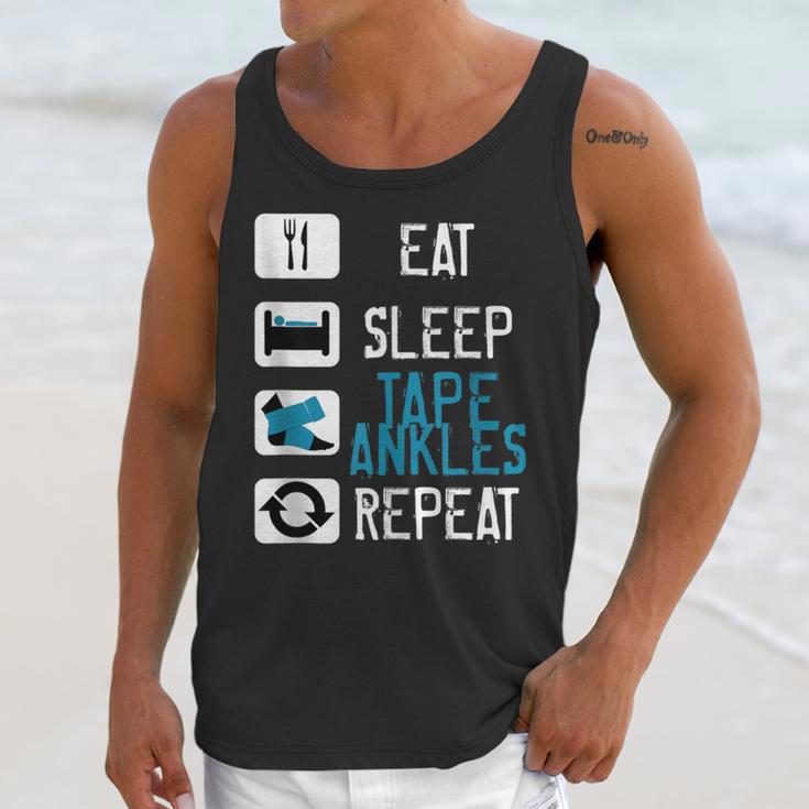 Athletic Trainer Eat Sleep Tape Ankles Graduation Unisex Tank Top