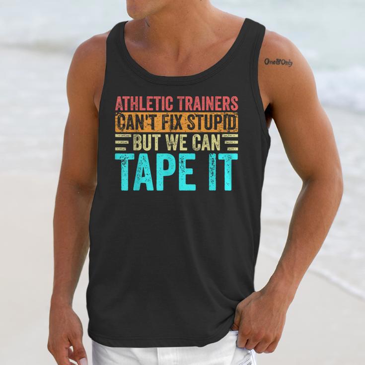 Athletic Trainers Fix Stupid Sports Graduation Vintage Unisex Tank Top