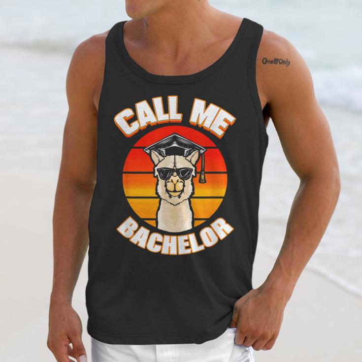 Bachelor Graduation For University Degree Party Llama Unisex Tank Top