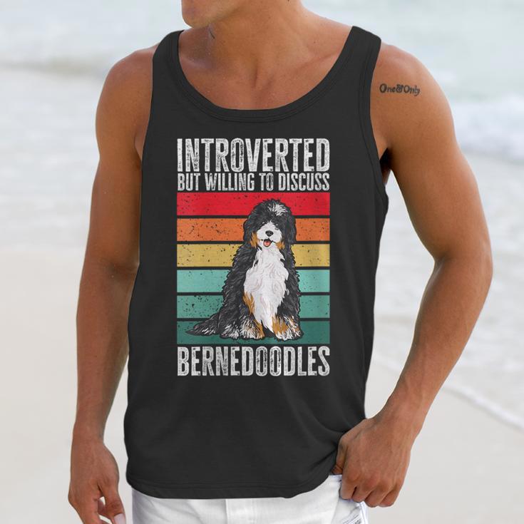 Bernedoodle Dog Introvert Bernedoodle Unisex Tank Top Bernedoodle Dog Introvert Bernedoodle Unisex Tank Top