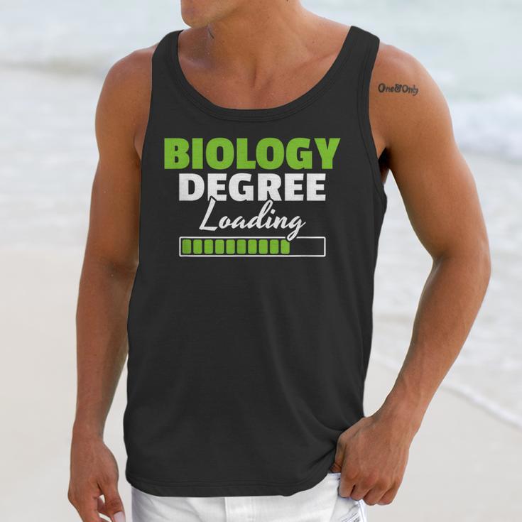 Biology Degree Loading Graduation Student Teacher Biologist Unisex Tank Top