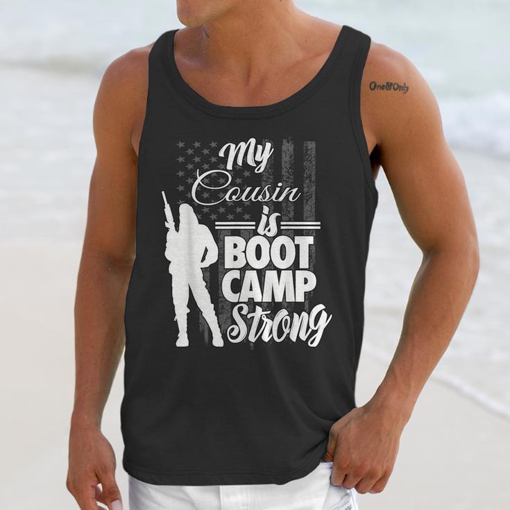 Boot Camp Graduation Military Cousin Support Tee Unisex Tank Top