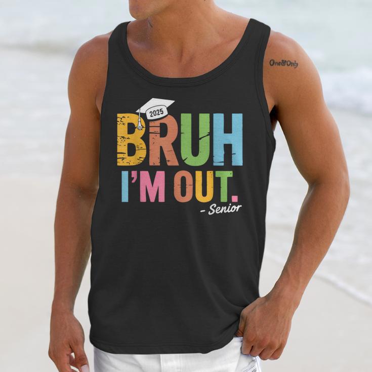 Bruh I'm Out Senior Graduation Unisex Tank Top