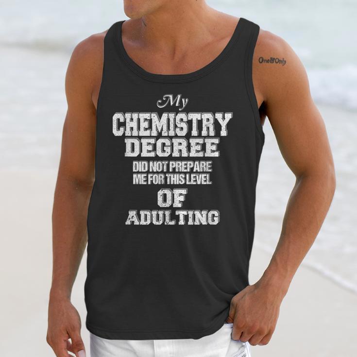 Chemistry Degree Graduation Quote Unisex Tank Top