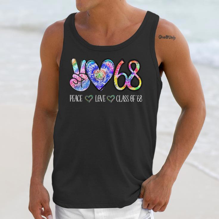 Class Of 1968 Shirt Tie Dye Senior Graduation Class Reunion Unisex Tank Top