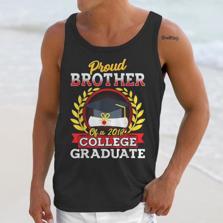 Class Of 2018 Graduation Tshirt For Brother Of Graduate Unisex Tank Top