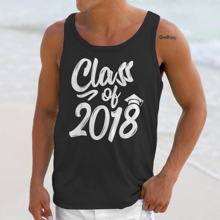 Class Of 2018 Graduation Cap Trendy Cute Unisex Tank Top