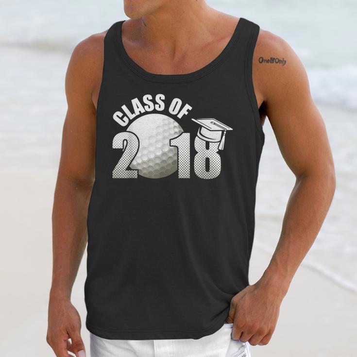 Class Of 2018 Shirts Graduation Senior Golf Unisex Tank Top