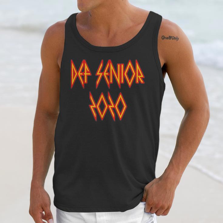 Class Of 2020 Senior 80s And 90s Rock Style Graduation Unisex Tank Top