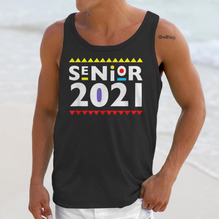 Class Of 2021 Senior Year 90's TV Style Graduation For Grad Unisex Tank Top