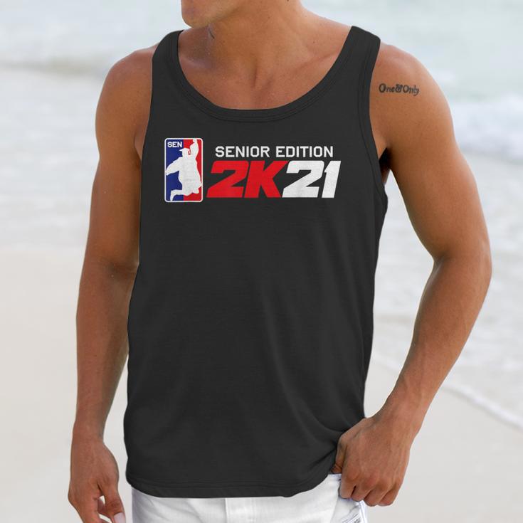 Class Of 2021 Senior Year Gamer Style Graduation For Grad Unisex Tank Top