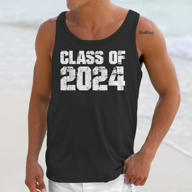 Class Of 2024 High School College Graduation Reunion T-Shirt Unisex Tank Top