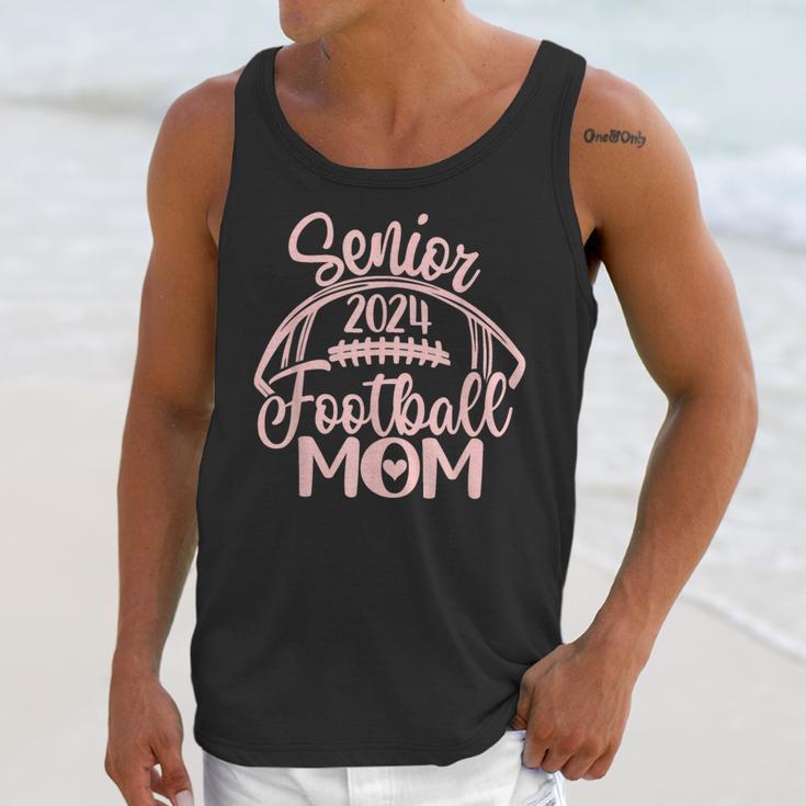 Class Of 2024 Senior Football Graduation Mom Unisex Tank Top
