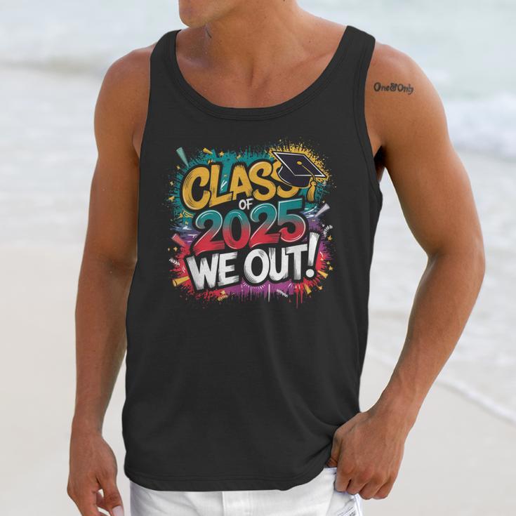 Class Of 2025 We Out Graffiti Graduation 2025 Unisex Tank Top