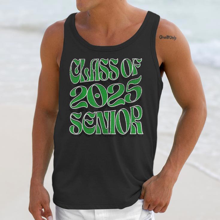 Class Of 2025 Senior Green Student Graduation Unisex Tank Top