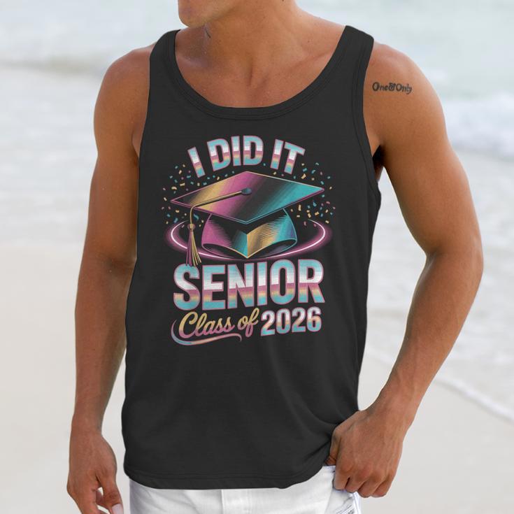 Class Of 2026 Senior Graduation I Did It Unisex Tank Top