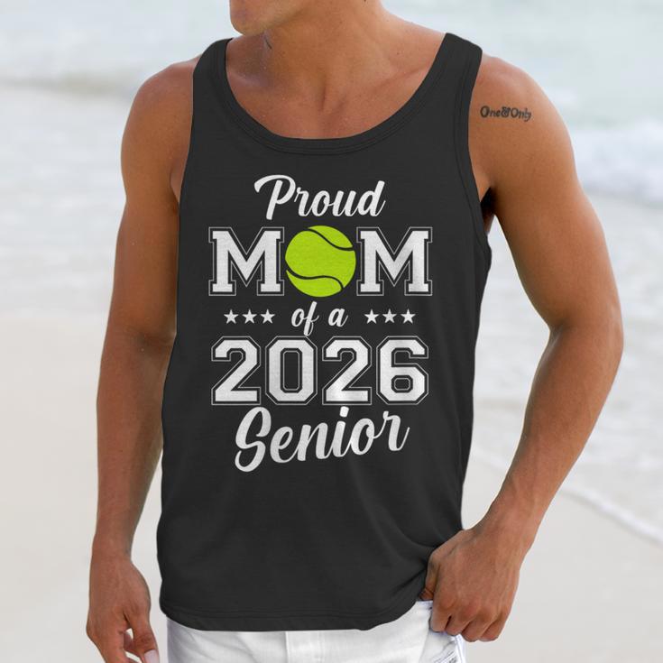 Class Of 2026 Tennis Mom Senior Graduation Graduate Unisex Tank Top