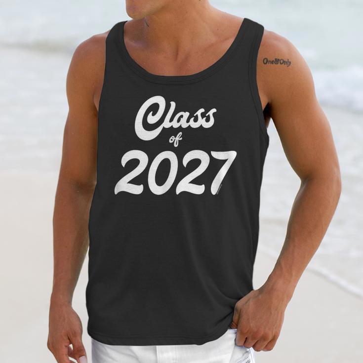 Class Of 2027 Graduation School Spirit Her Senior Class Unisex Tank Top