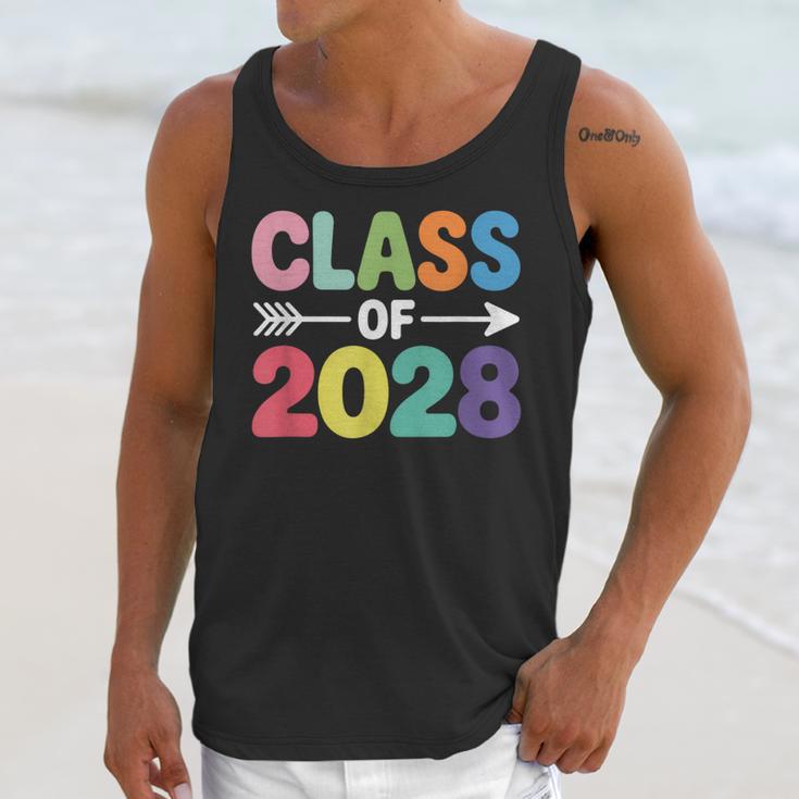Class Of 2028 Colorful Graduation Unisex Tank Top