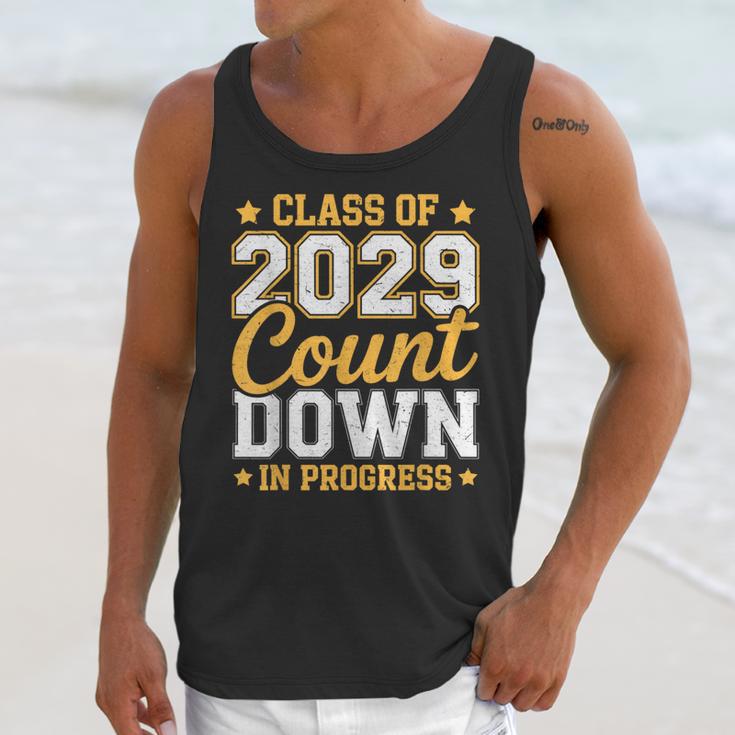Class Of 2029 Count Down Fun First Day 8th Grade Graduation Unisex Tank Top
