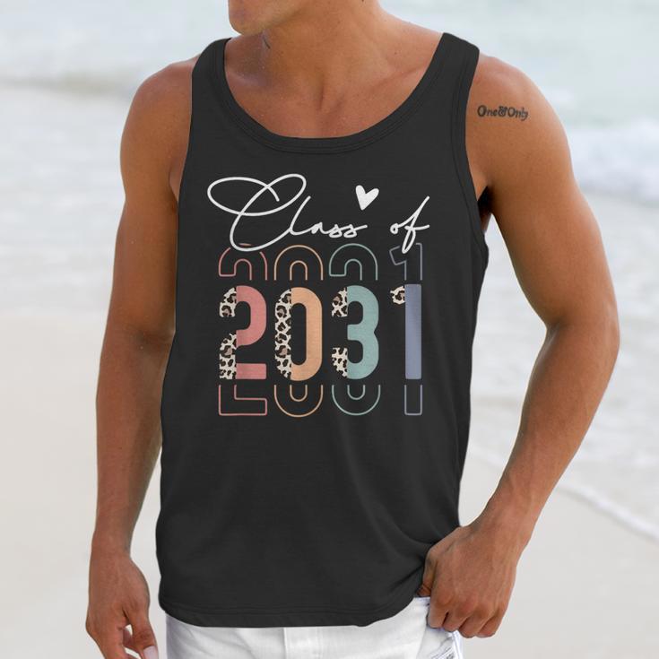 Class Of 2031 School College Retro Graduation Vintage Grad Unisex Tank Top