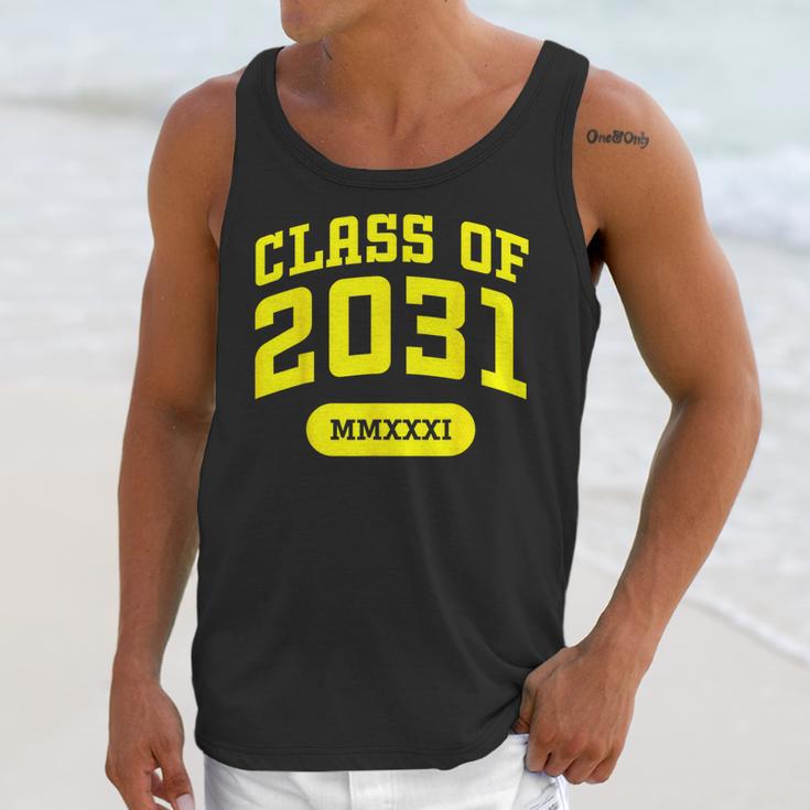 Class Of 2031 Shirts For Kindergarten Photo To Graduation Unisex Tank Top