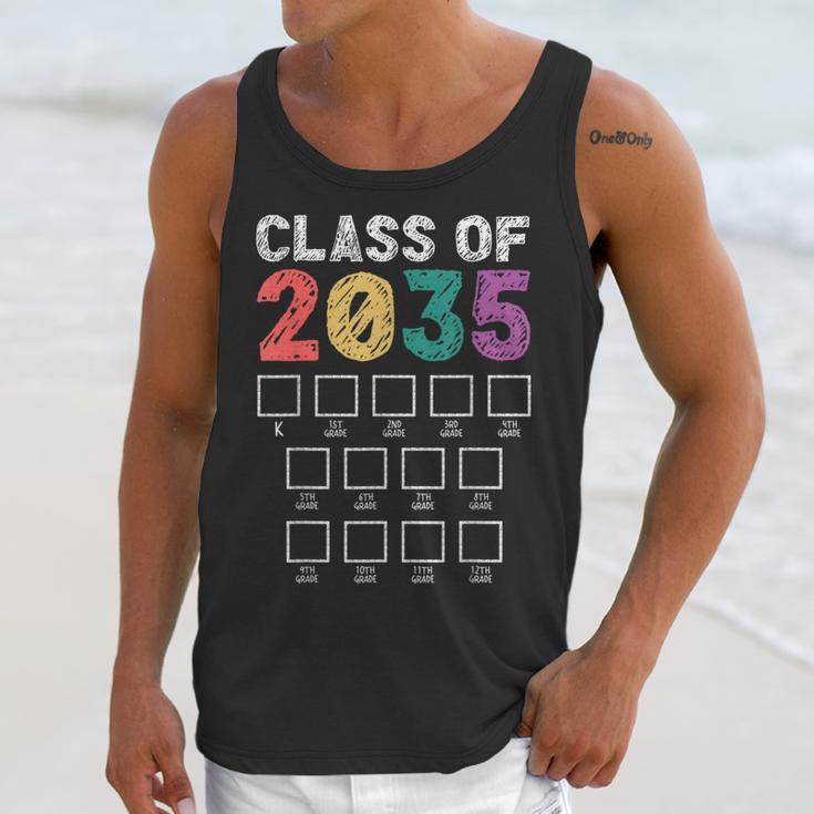 Class Of 2035 Graduation Check List Unisex Tank Top