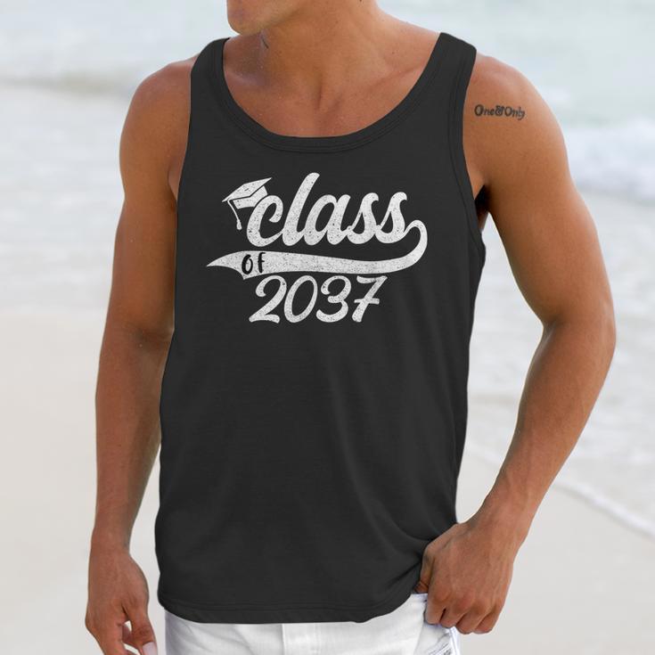 Class Of 2037 First Day Of School Graduation Grow With Me Unisex Tank Top