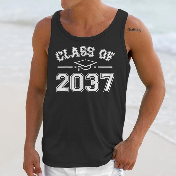 Class Of 2037 Grow With Me Graduation First Day Kindergarten Unisex Tank Top
