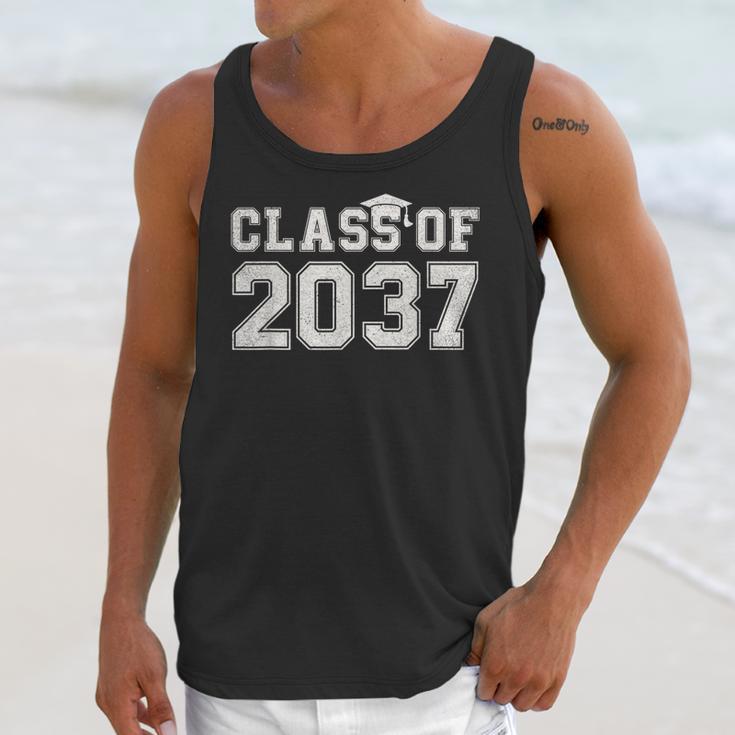 Class Of 2037 Kindergarten To Graduation First Day Of School Unisex Tank Top