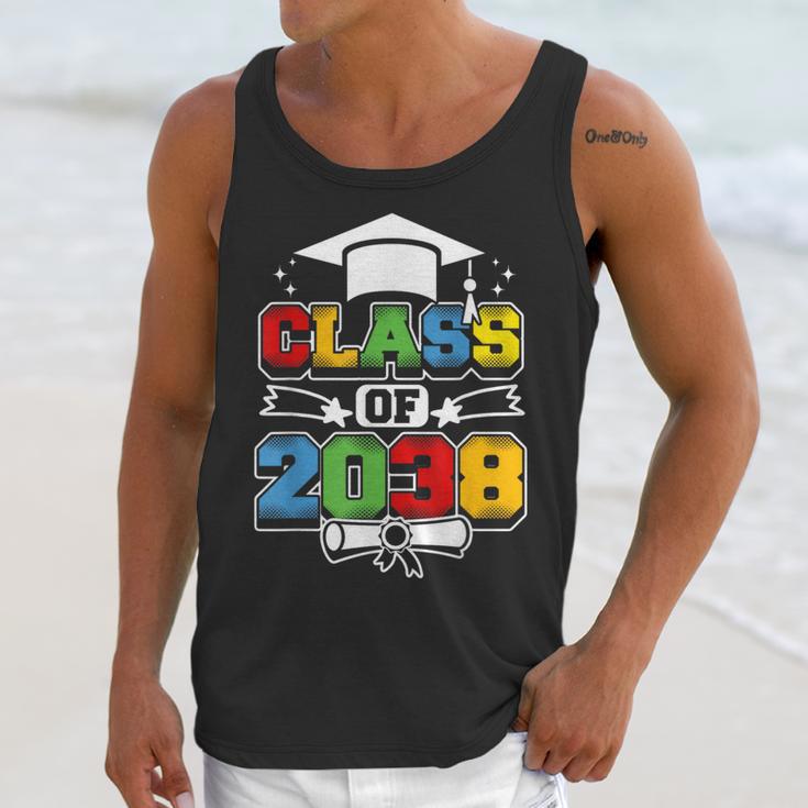 Class Of 2038 First Day Of School & Graduation 2038 Unisex Tank Top