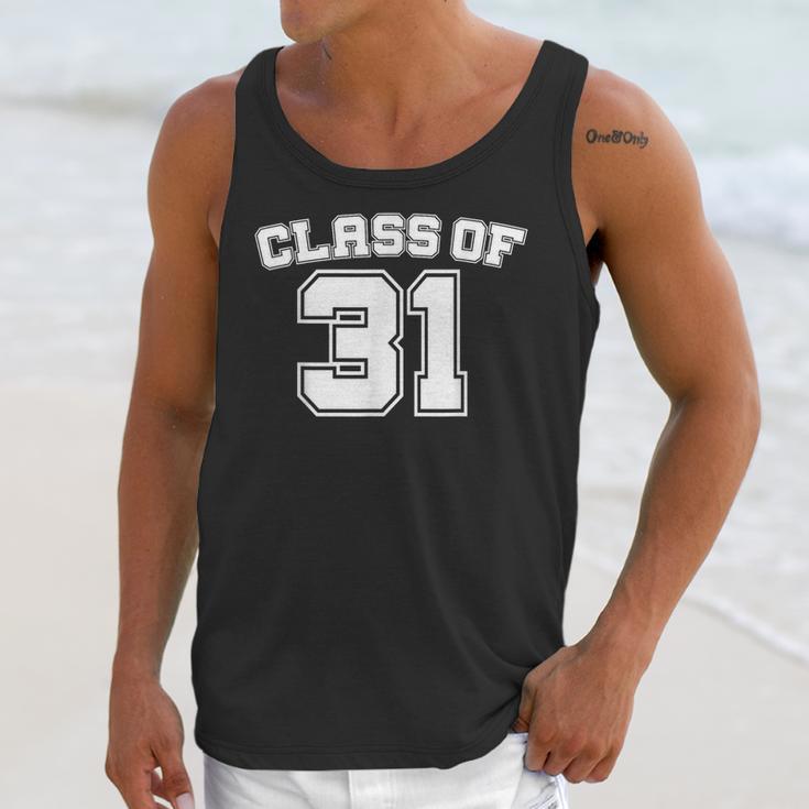 Class Of 31 2031 School Tee Shirt Graduation Class Party Unisex Tank Top