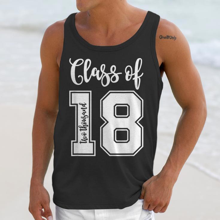 Class Of Two Thousand 18 Shirt Graduation T-Shirt Unisex Tank Top