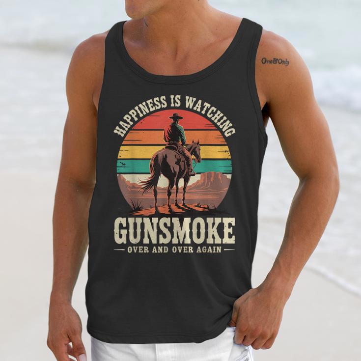 Classic Western Nostalgia Cowboy Sunset Unisex Tank Top Classic Western Nostalgia Cowboy Sunset Unisex Tank Top